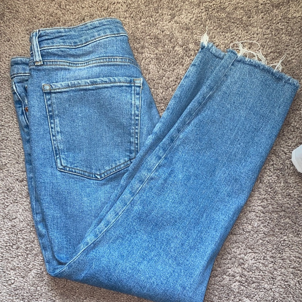 Old Navy Light Blue Ankle Jeans